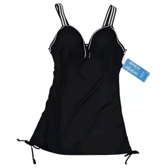 Free Country Track Stripe Tankini - Picture 4 of 10